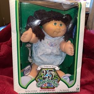 25th anniversary cabbage patch kid still in the box - vintage
